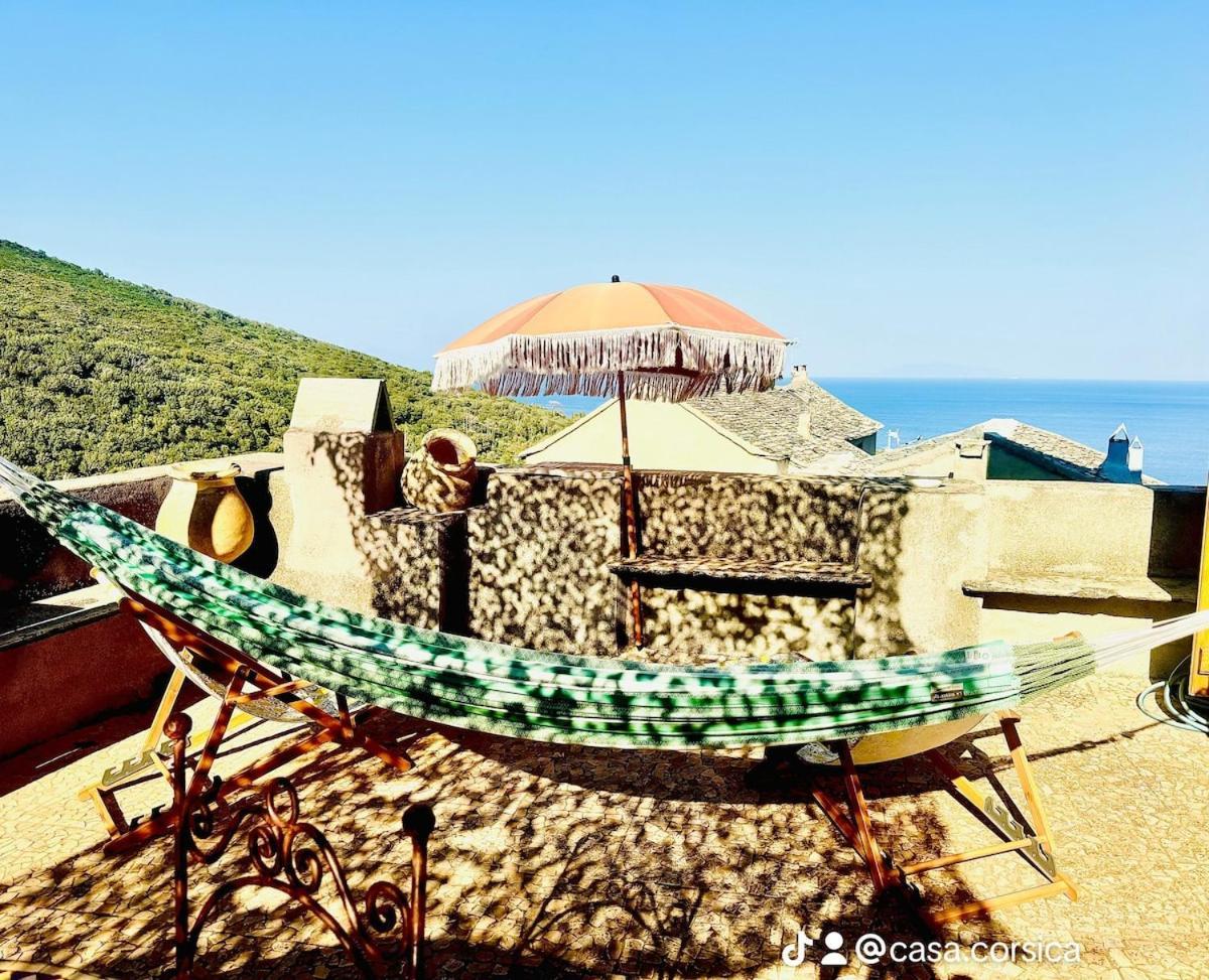 Апартаменты La Tour Morazzani Cap Corse Hideaway Брандо Экстерьер фото