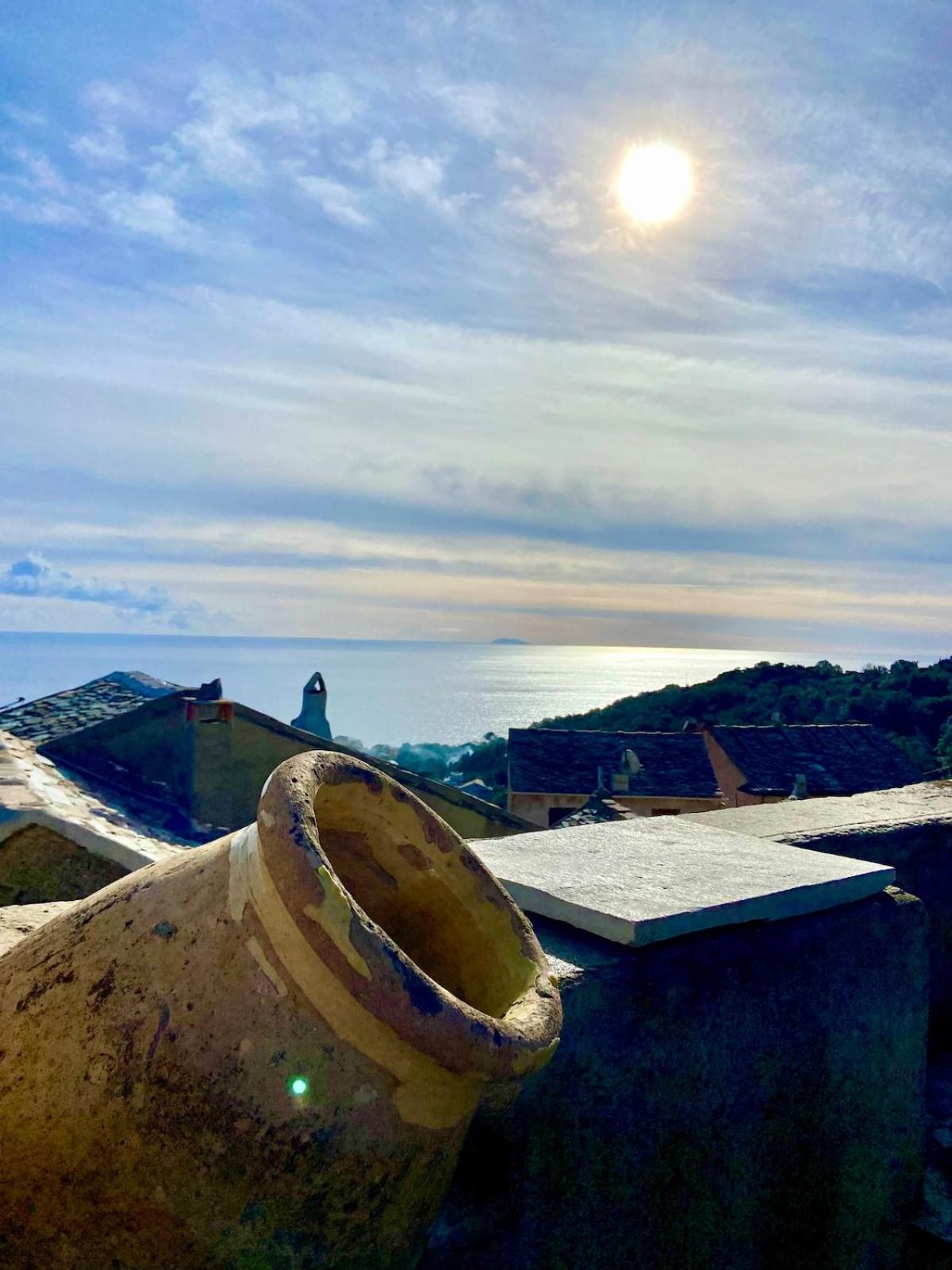 Апартаменты La Tour Morazzani Cap Corse Hideaway Брандо Экстерьер фото